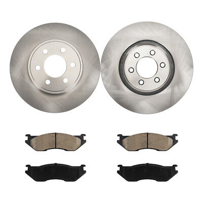 Front Brake Rotors + Brake Pads Kit for Dodge Durango 2003 53007 D966