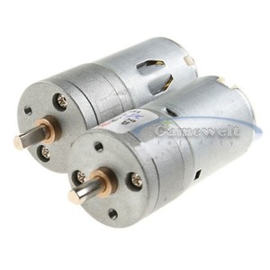2 X 12v 1000rpm 25mm Mini Torque Gear Box Motor Hobby Dc New Ebay