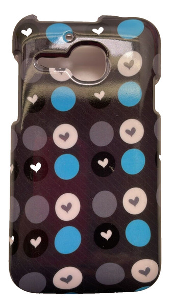 Cellairis Punkte/Herzen HüLle FüR Alcatel Evolve, Blau/Schwarz-image