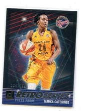 2019 Panini Donruss WNBA TAMIKA CATCHINGS Retro Series Silver Press Proof /199