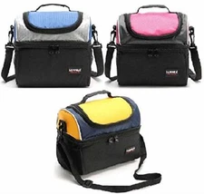 Insulated lunch bag: high quality cute Double deck  Lunch Box and cooler bag