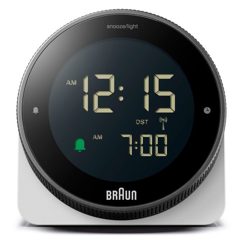 Braun BC24W-DCF Digitaler Wecker mit Touch-Display - Weiß, Neu, 67620 - Bild 5 von 5
