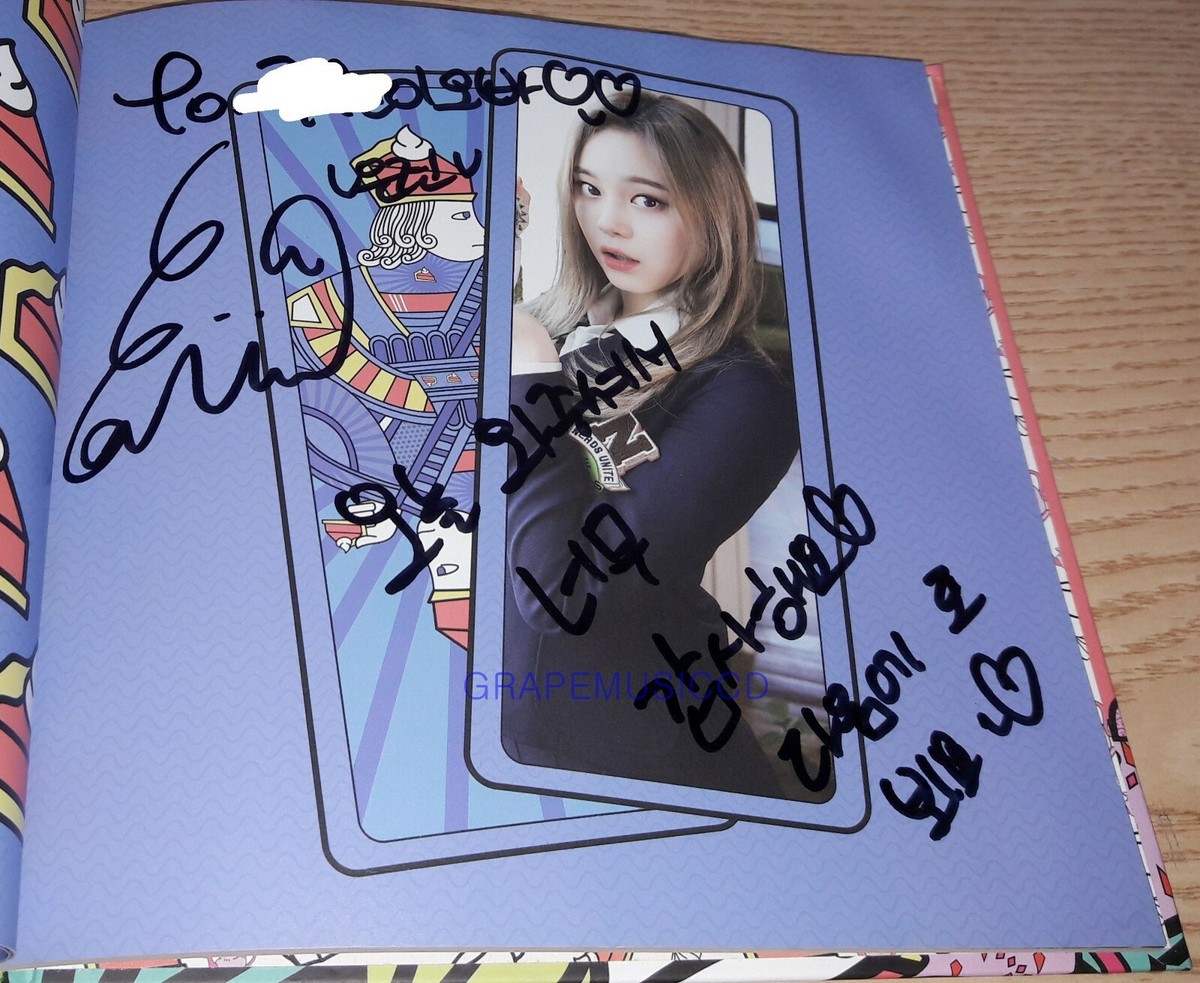 HIGHTEEN Teen Love 2nd Mini Album K-POP REAL SIGNED AUTOGRAPHED CD