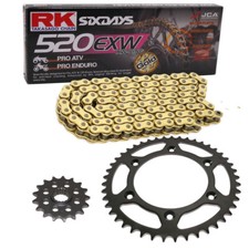 Chain Set Aprilia Rx 125 90-92 Chain RK GB 520 Exw 114 Open Gold 14/49