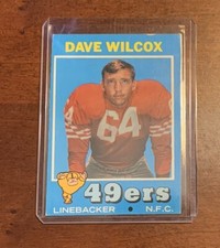 1971 Topps Dave Wilcox #189 HOF