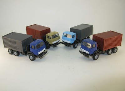 KamAZ 4310 Koffer Container DDR UdSSR - 1:87 H0