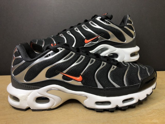 Nike Air Max Plus TN Black Orange Hyper Crimson Silver CD1533-001 Size 9 | eBay