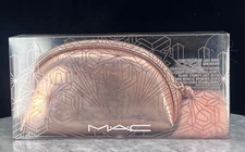 MAC Snow Ball 3 BRUSH KIT Mini / Rose Gold Bag NEW *Check Description