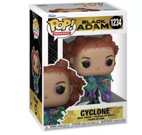 Funko Pop! #1234 Movies DC Comics Black Adam Cyclone Vinyl Action Figure 