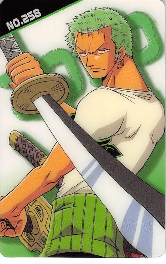 Roronoa Zoro Holo Rare Trading Card - One Piece Anime Doujin