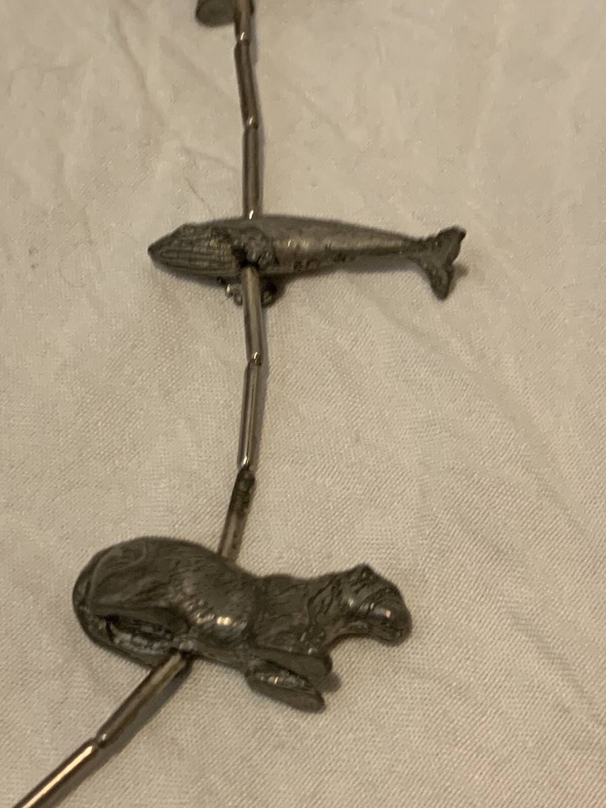 Vintage Silver Native American Statement Necklace - image 8