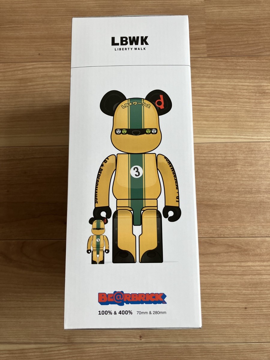 MEDICOM TOY - BE@RBRICK LBWK リバZくん　100%&400% MEDICOM TOY BE@RBRICK Rivanna-kun 100% & 400％ LIBERTY WALK