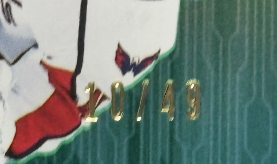 2020-21 Stature Protégés Green Auto Vitek Vanecek RC Rookie 10/49 P-3 Capitals - Image 3 of 4