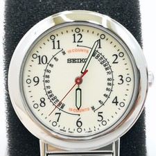 Reloj de Bolsillo SEIKO SVFQ003 Blanco Plata Reloj de Enfermera Reloj para Hombre Nuevo en Caja