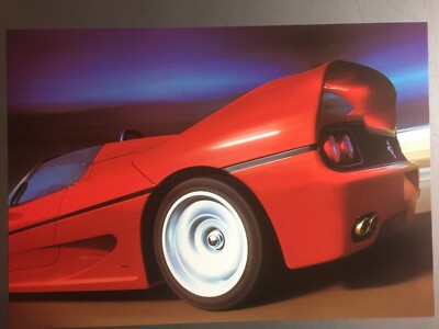 1996 Ferrari F50 Spider Print, Picture, Poster - RARE!! Awesome L@@K