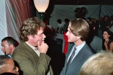 Matthew Modine, at Screening of HBO's "And the Band Played On" 1993 Old Photo 1