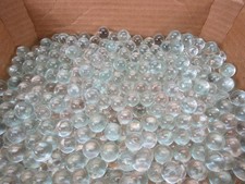 Clear Round Glass Stones Vase Filler Translucent marbles Craft Decor 3.13 lbs