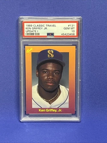 1989 Classic Travel Edition - Ken Griffey Jr #131 (RC) - Graded PSA 10 Gem Mint!