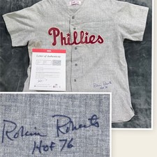 Robin Roberts Signed Mitchell & Ness (M&N) Phillies Autographed Jersey Auto PSA