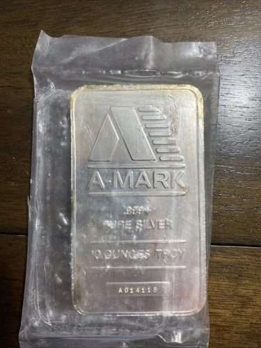 10 oz Silver Bar - .999 Fine Silver - Secondary Market - Random Brand Varies