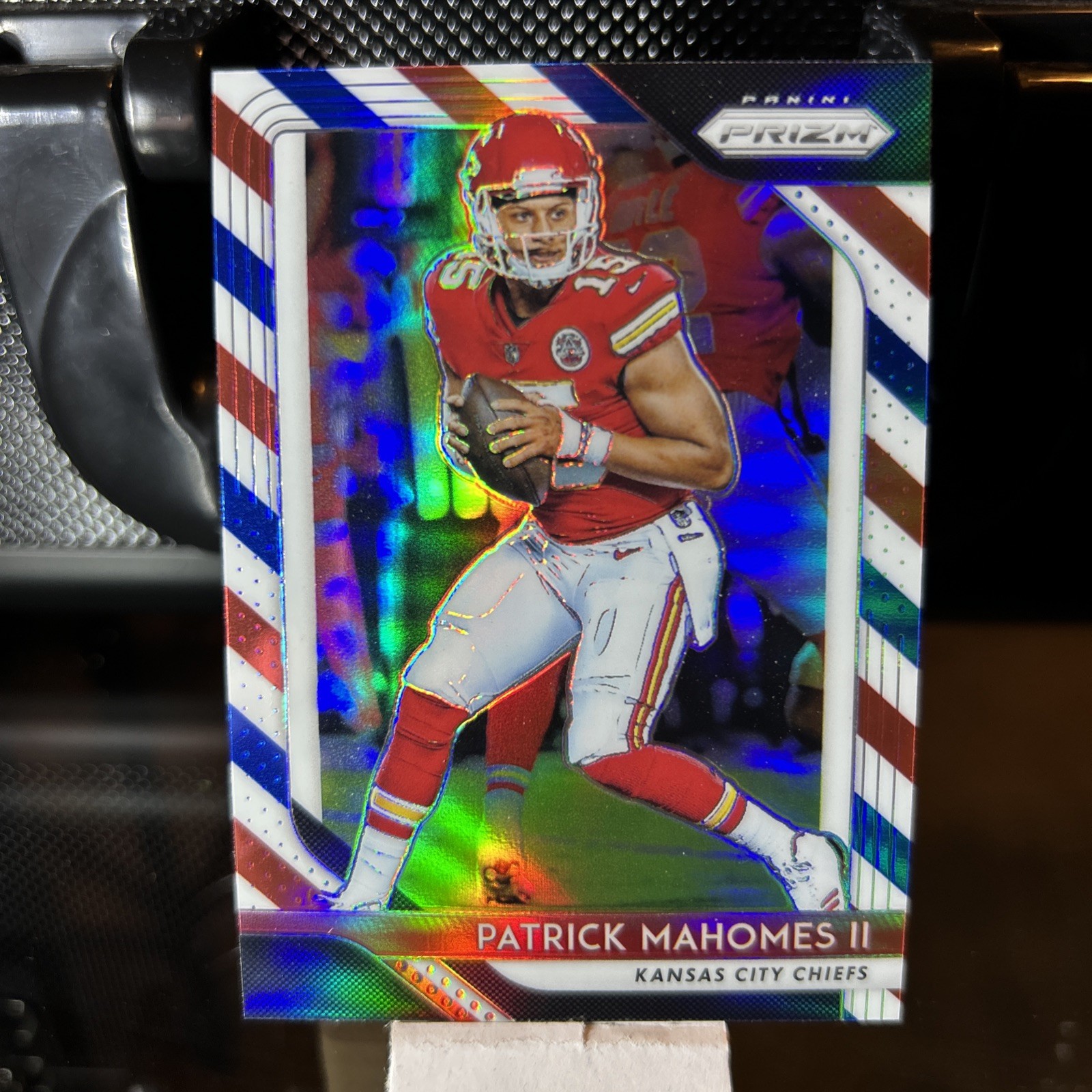 2018 Panini Prizm Red White Blue Patrick Mahomes II #102