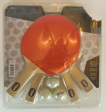 STIGA Master Series 4-Player Table Tennis Set, 4 Paddles, 3 Balls, DVD Ping Pong