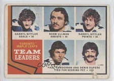 1974 O-Pee-Chee Darryl Sittler Norm Ullman Paul Henderson Denis Dupere HOF 0bg9