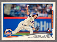 2014 Topps Update Jacob deGrom Rookie Debut #US-57 - Mets, Rangers