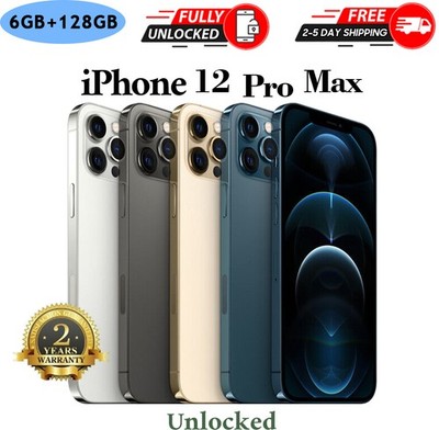 NEW SEALED Apple iPhone 12 PRO MAX 128GB  256GB 512GB (UNLOCKED)   2 YRS WATY