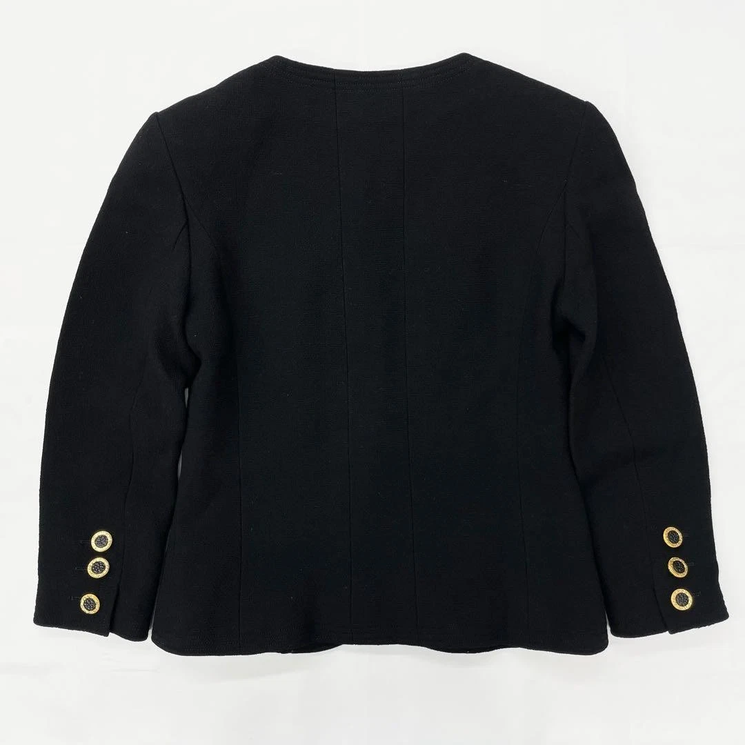 Giacca CHANEL bottoni oro blu navy 36