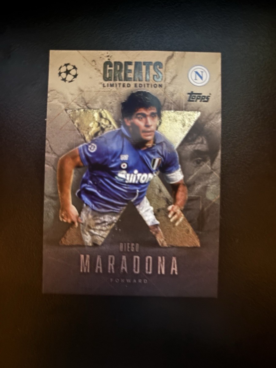 Topps Greats Diego Maradona Limited Edition Napoli Soccer Card | eBay