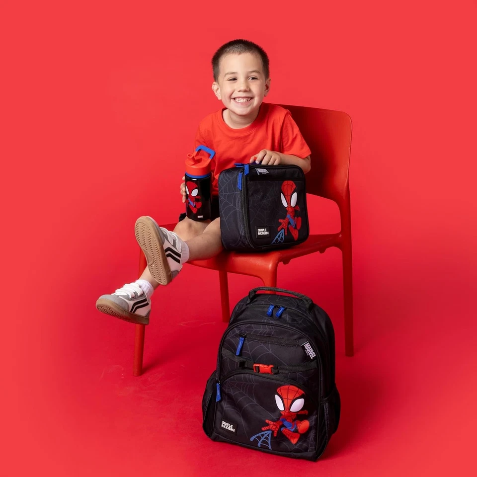 Mochila mediana Marvel para niños pequeños escolares niñas y niños | Kindergarten Elementa Foto 3 de 4