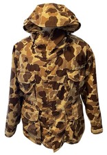 VTG Cabela  s Men  s Sz M Cloud Duck Camo Jacket Gore-tex Thinsulate Hood USA