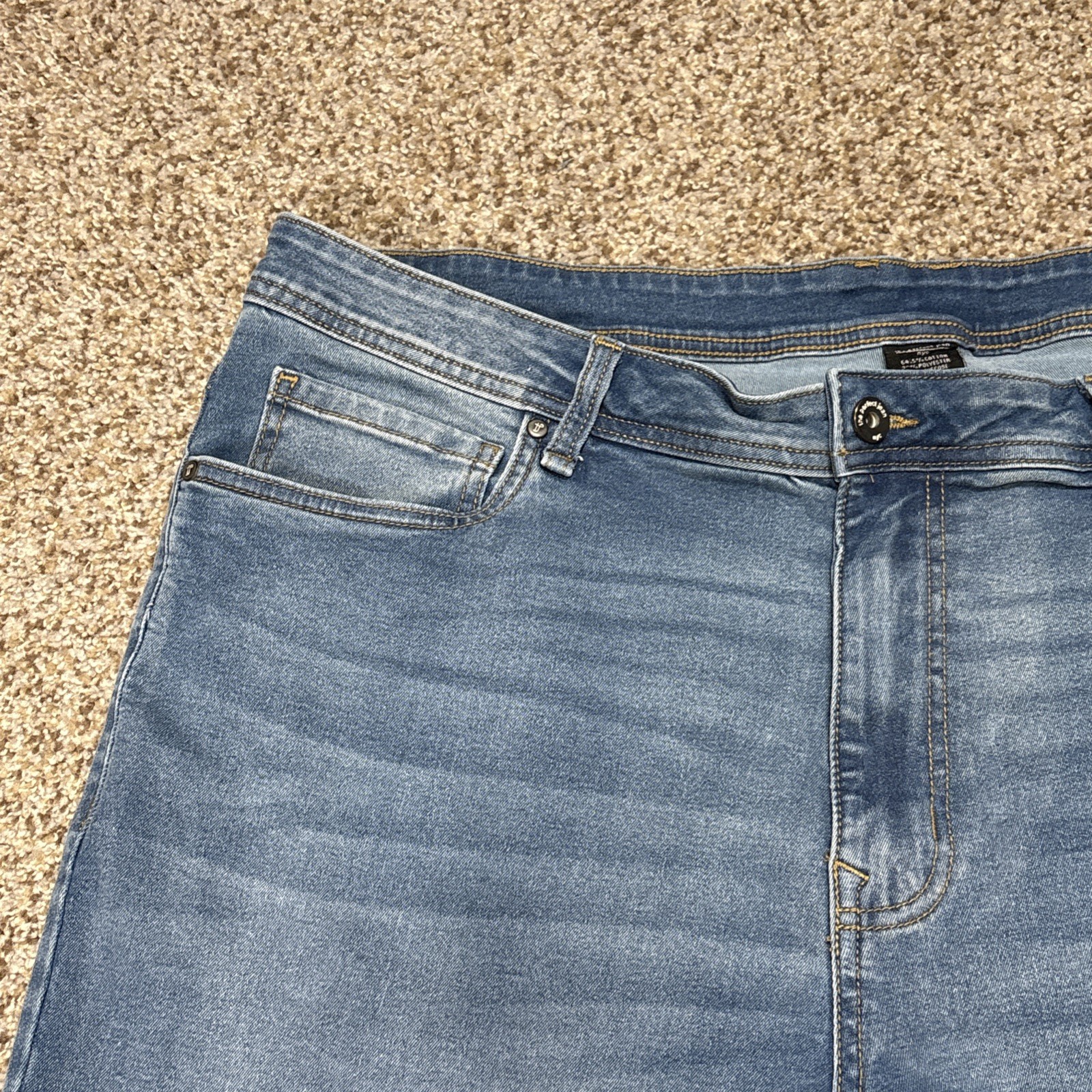 The Perfect Jean NYC Slim Fit Med Denim Blue Mens 40x30 (39x30) - View 3