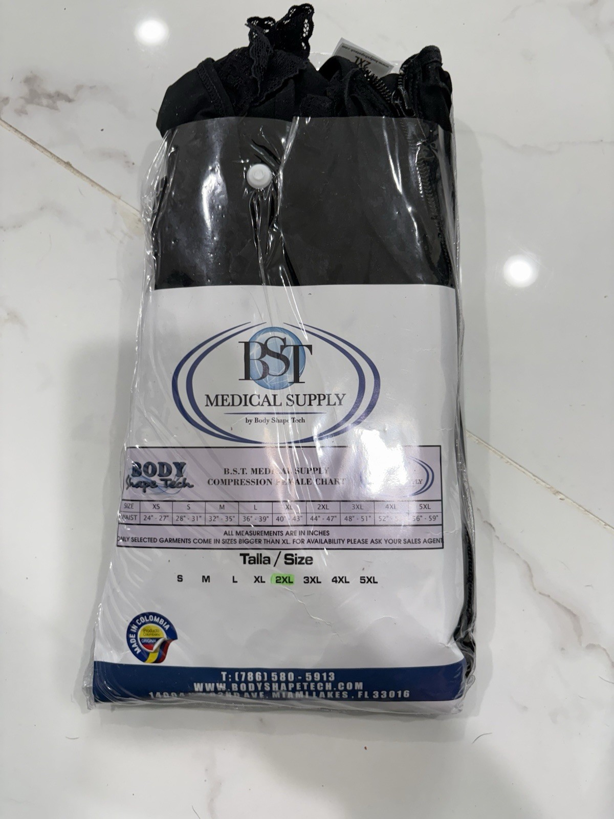 Black Low Compression Bodysuit - image 2