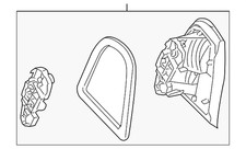 Genuine Mercedes-Benz Tail Light Assembly 211...