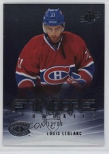 2011-12 SPx Finite Rookies 11/99 Louis Leblanc #F28 0k70