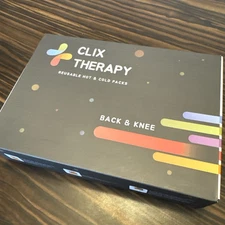 Clix Therapy Reusable Hot & Cold Packs Back & Knee with velrco body belt strap