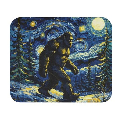 Bigfoot Starry Night Mouse Pad