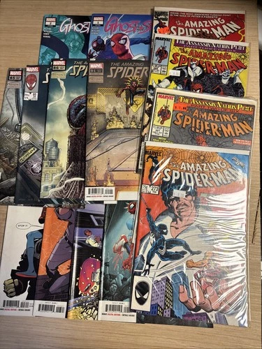Spider-Man Comic Lot Amazing Ghost Spidergeddon VF Marvel Comics Spiderman