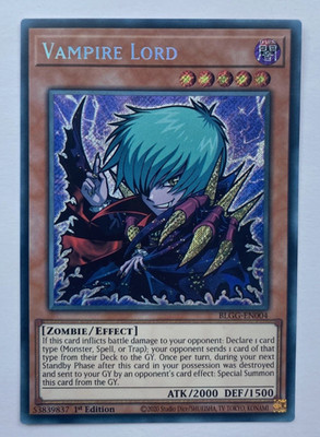 Vampire Lord (Chibi artwork) - BLGG-EN004 - Secret Rare - Glorious Gallery -NM/M