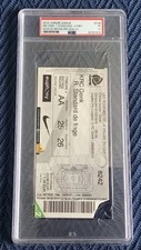 2010 Jupiler Pro League Ticket Stub Genk vs Liège De Bruyne Pro Goal #1 PSA 1.5