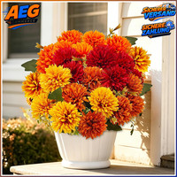 Kunstblumen Herbst 4 BüNdel Deko KüNstliche Blumen In Herbstfarbe