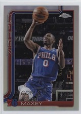 2025-26 Topps Chrome Refractor Tyrese Maxey #185 0n2k
