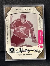 2008-09 UD The Cup Rookie Masterpieces Magenta Plate Tom Sestito 1/1