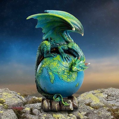 Original Nemesis Now The Terran Planet Drache Figur 15 cm Geschenk Wohndeko