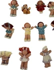 Vintage Cabbage Patch Kid Figures Lot Of 26 Mini Figurines - Approx. 1.25”