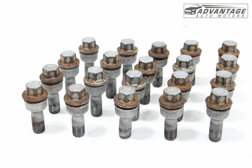 2015-2018 AUDI Q3 QUATTRO FRONT & REAR WHEEL RIM LUG NUT BOLTS SET OF 20 OEM - Image 2 of 4