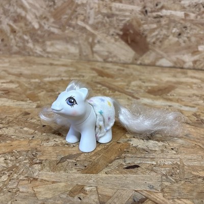 Vintage Rare My Little Pony  G1 1987 UK Exclusive Activity Club Baby All White