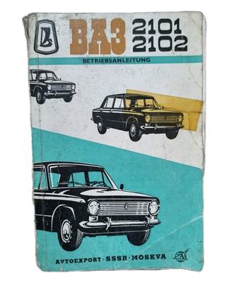 MOSKVA BA3 2101 2102 Betriebsanleitung Autoexport Handbuch Bordbuch BA Deutsch